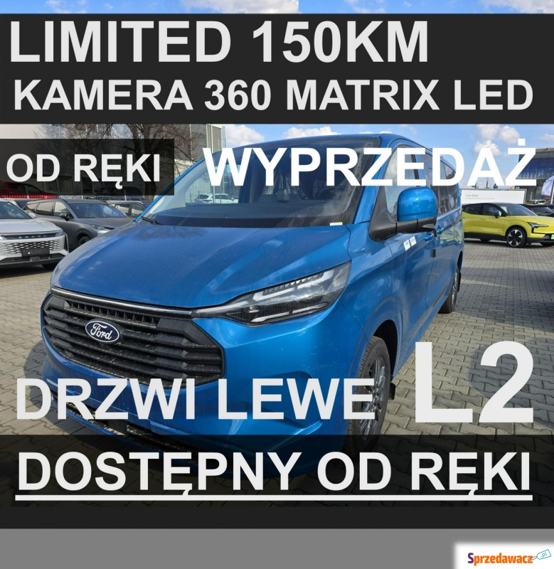 Ford Transit Custom  Minivan/Van 2025,  2.0 diesel - Na sprzedaż za 190 477 zł - Szczecinek