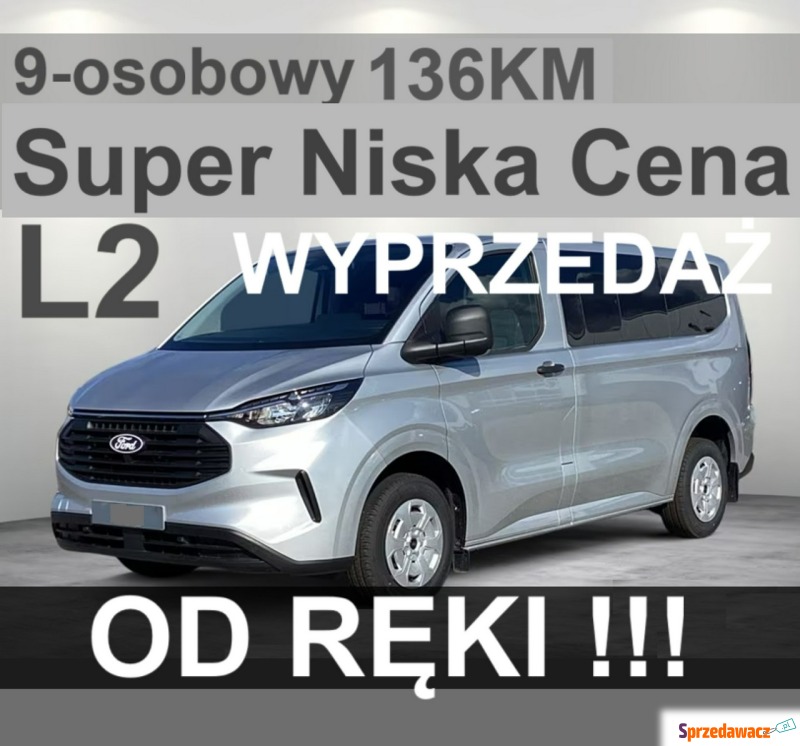 Ford Transit Custom  Minivan/Van 2025,  2.0 diesel - Na sprzedaż za 170 311 zł - Szczecinek