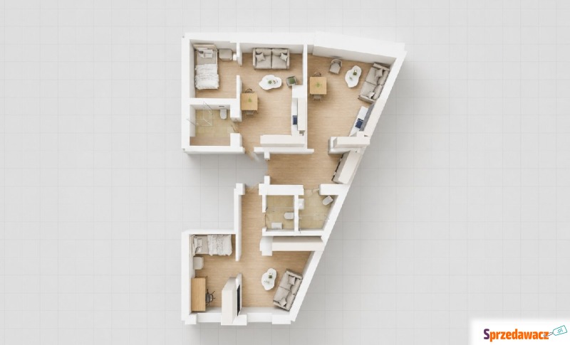 Mieszkanie  5 pokojowe Kraków - Stare Miasto,   84 m2, pierwsze piętro - Sprzedam