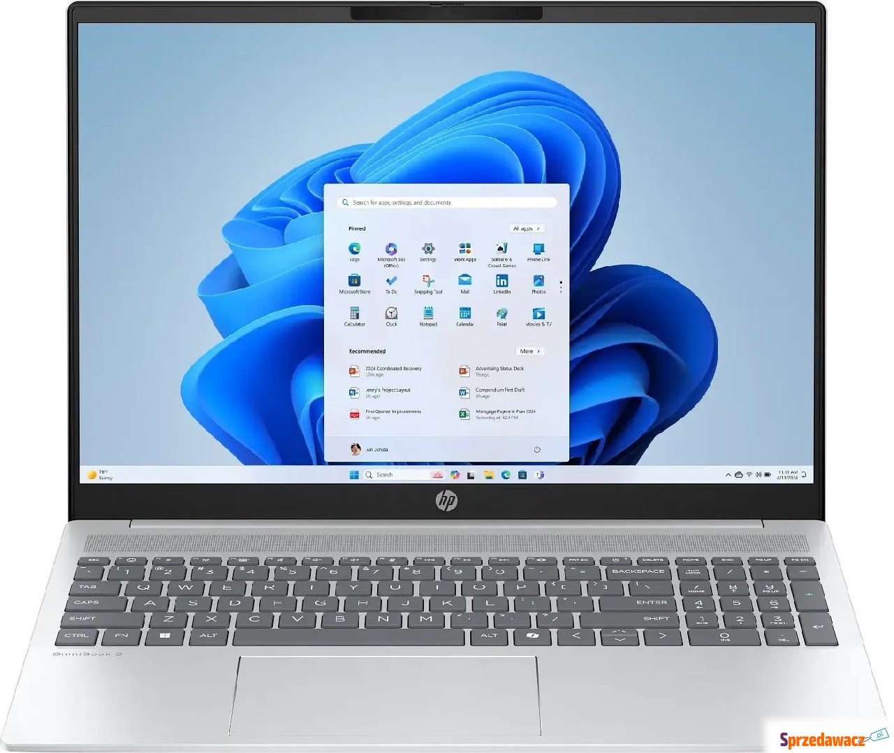 Laptop HP OmniBook 5 AI 16-af1216nw...