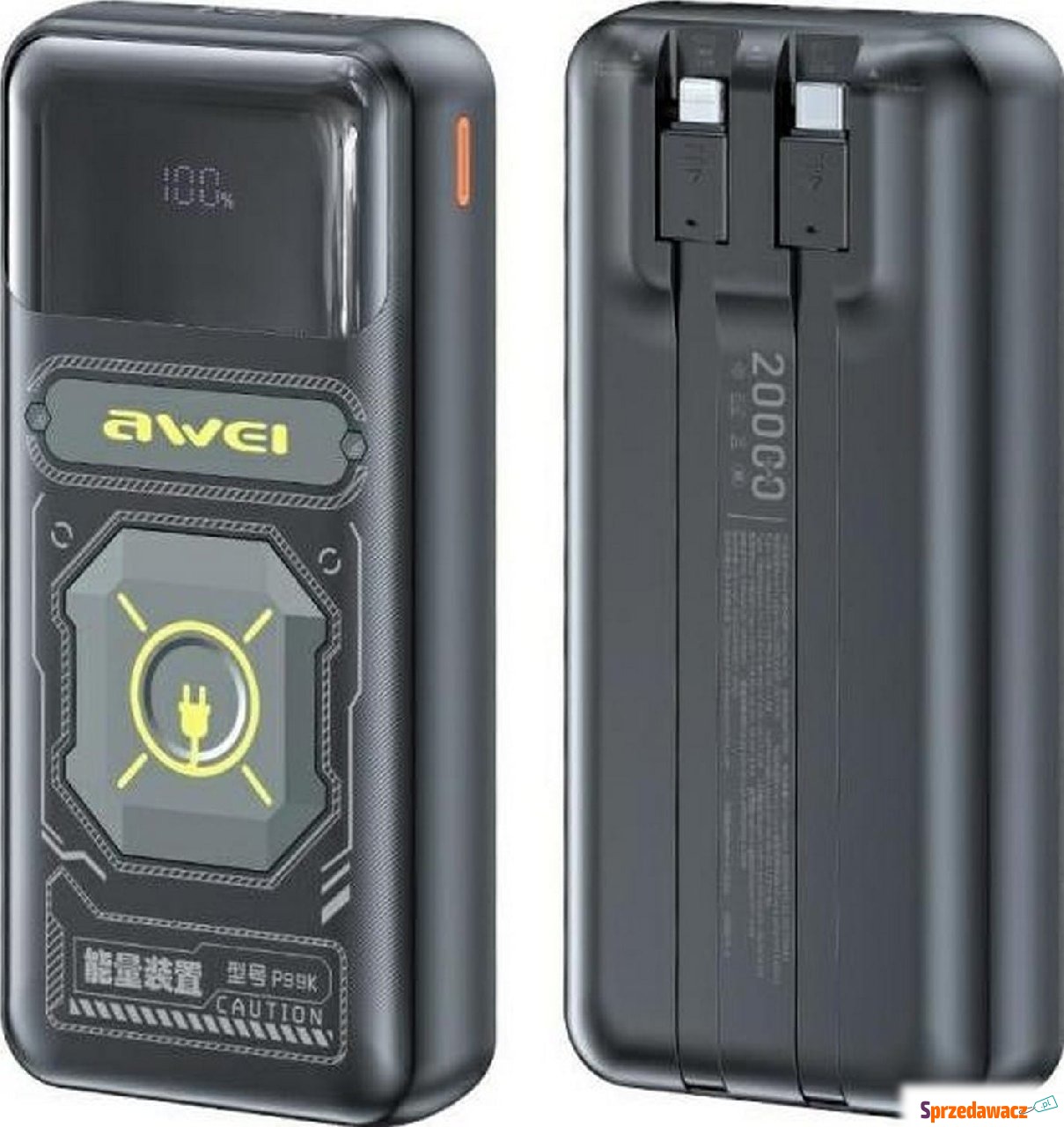Awei P99K 20000 mAh 22.5W czarny