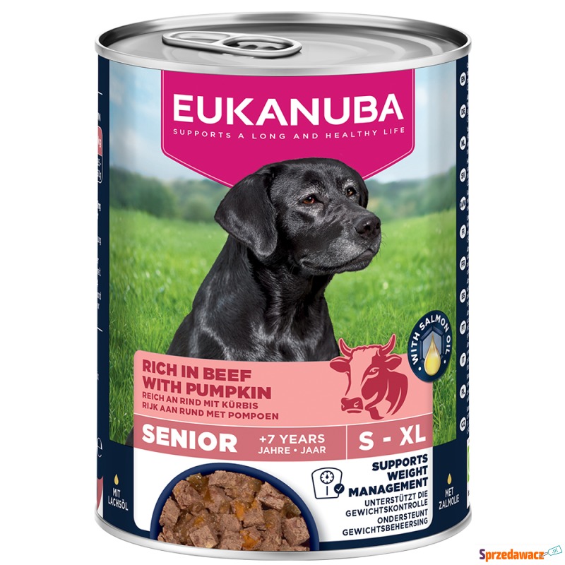 Eukanuba Senior, wołowina z dynią...