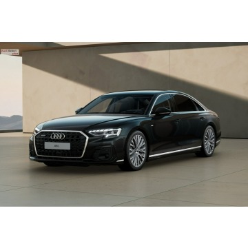 Audi A8 - Lang_OśSkrętna_Masaże_Wentylacja_HeadUp_Panorama_B&O_Webasto_Dociągi_