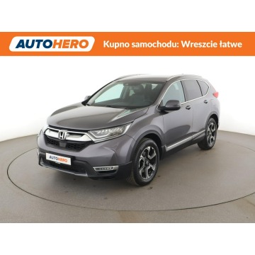 Honda CR-V - 7 os. 4x4 automat skóry full LED navi klima auto grzane fotele ACC