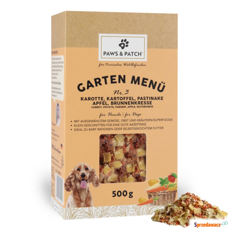 PAWS PATCH Garten Menü, dla psa - Nr 3: Marchew,... - Przysmaki dla psów - Bytom