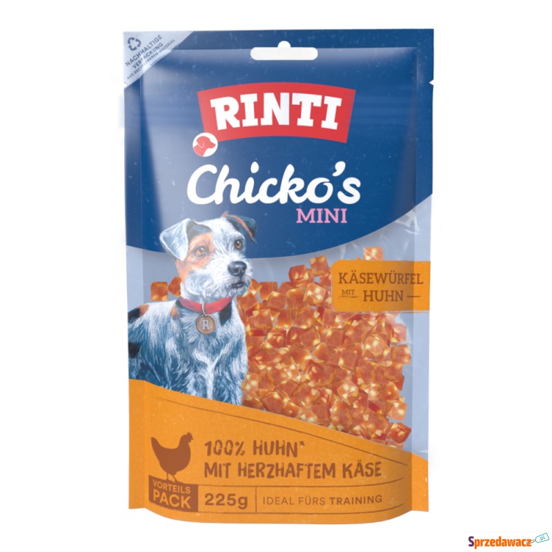 RINTI Chicko's Mini - Kostki sera i kurczak, 225... - Przysmaki dla psów - Elbląg