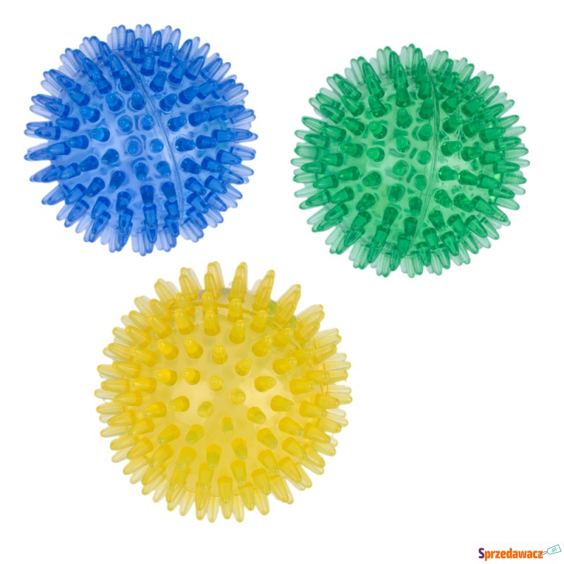 zooplus basics zestaw piłek z kolcami - 3 szt. - Zabawki dla psów - Kołobrzeg