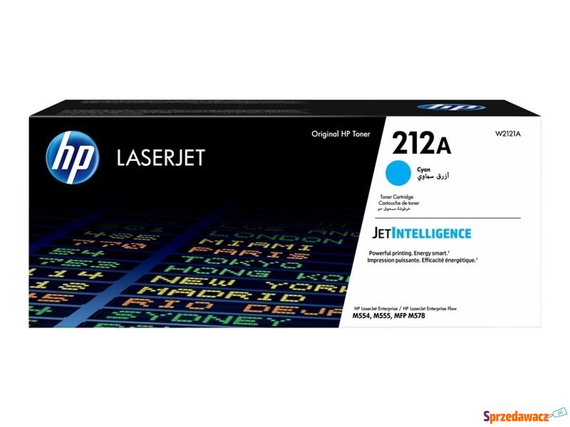 Oryginalny toner HP 212A błękitny...