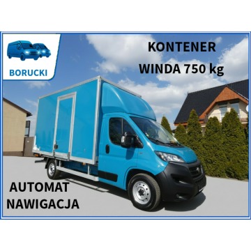 Fiat Ducato - KONTENER WINDA 750 kg DRZWI BOCZNE, AUTOMAT