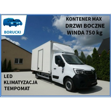 Renault Master - kontener + winda 750 kg drzwi boczne klimatyzacja