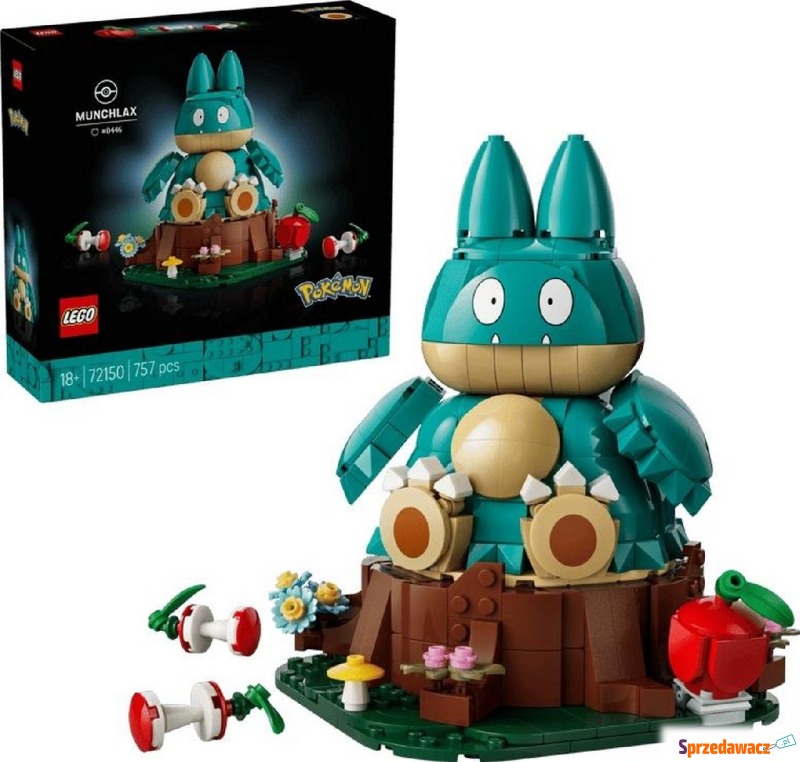Klocki konstrukcyjne LEGO Pokemon 72150 Munchlax - Klocki - Kraków