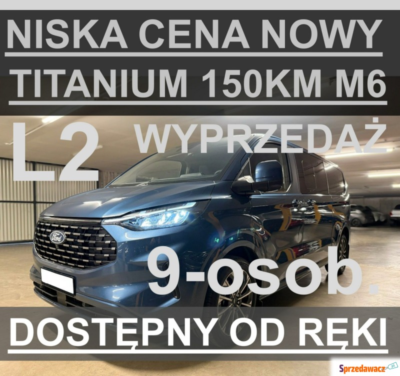 Ford Tourneo Custom  Minivan/Van 2024,  2.0 diesel - Na sprzedaż za 179 000 zł - Szczecinek