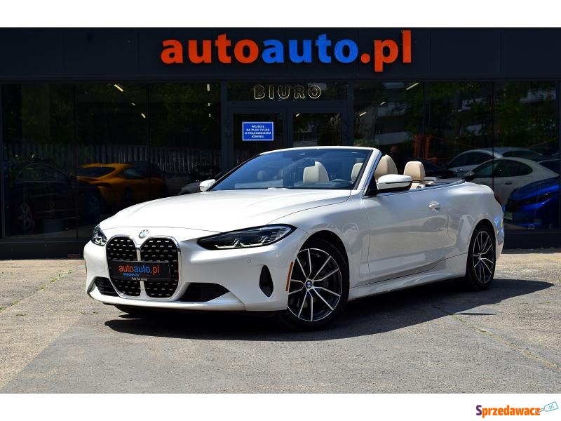 BMW Seria 4  Kabriolet 2023,  2.0 benzyna, automat - Na sprzedaż za 199 900 zł - Warszawa