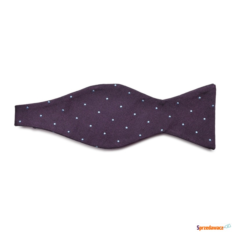 Elegancka fioletowa mucha wiązana...
