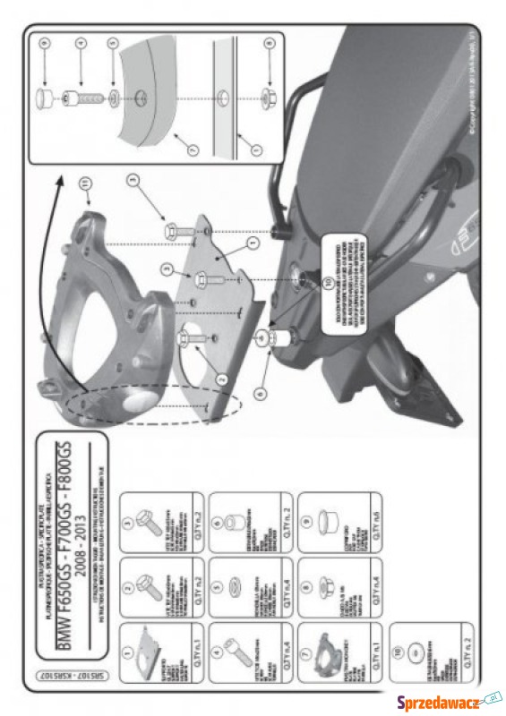 Givi SR5107 MOCOWANIE CENTRALNE...
