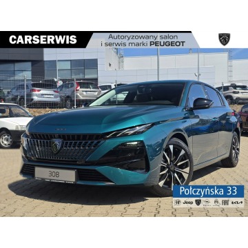 Peugeot 308 - Allure+ Hybrid 145 KM eDCS6 | Pakiet Bezpieczeństwo | Niebieski | 2025