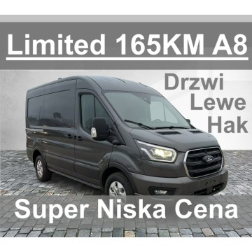 Ford Transit - Limited 165KM Automat Drzwi Lewe Hak Niska Cena !!
