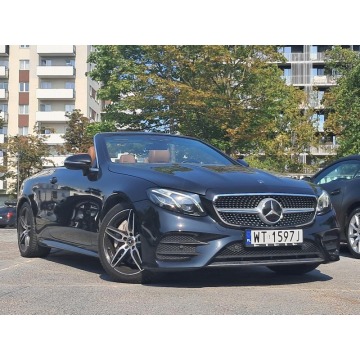 Mercedes E CLASS 2018 prod. F-VAT23%, E300 Cabrio, Burmester, Automat, Skóra, Salon PL