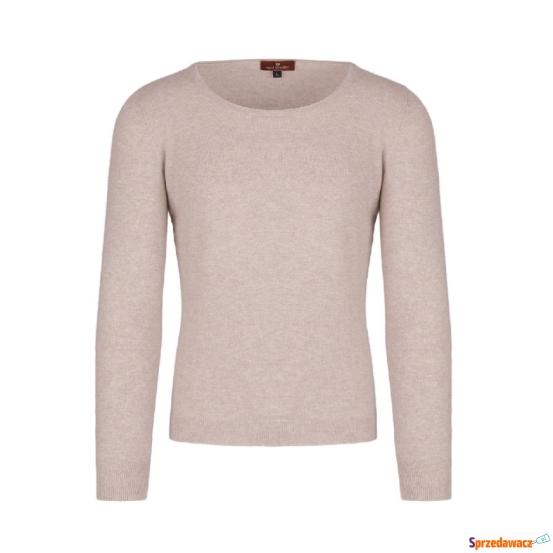 Beżowy sweter 100% kaszmir VAN THORN M - Swetry męskie - Słupsk