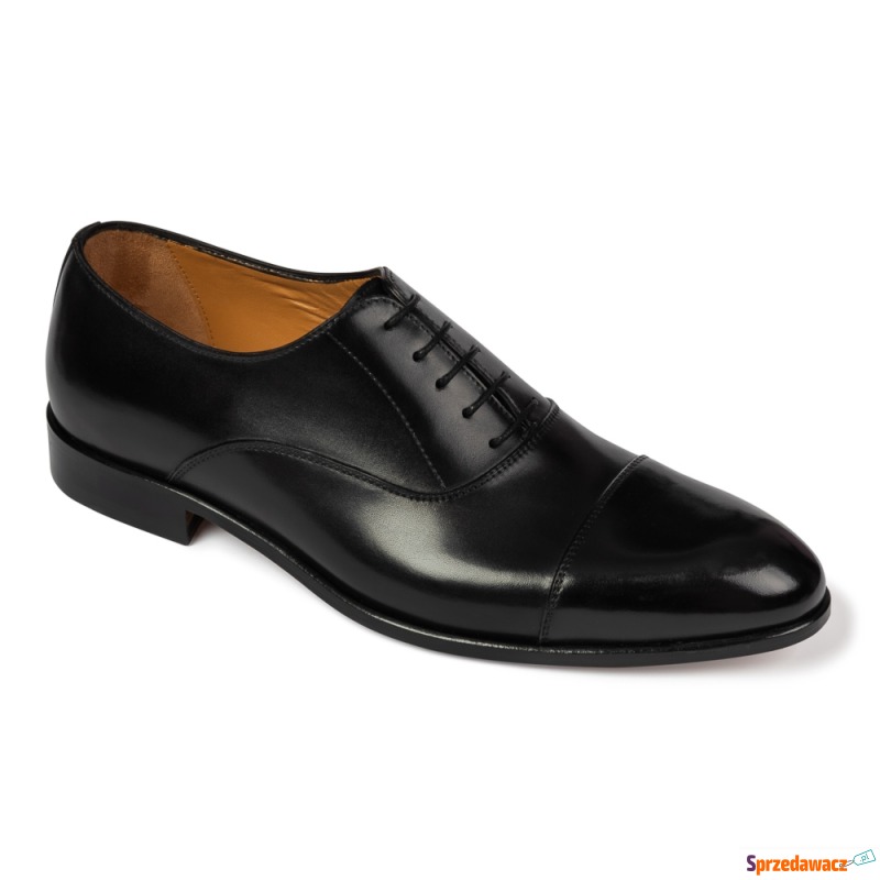 Eleganckie czarne skórzane buty męskie typu O... - Buty sportowe miejskie... - Częstochowa