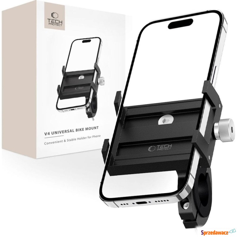 Uchwyt rowerowy na telefon Tech-Protect V4 Un... - Pozostałe akcesoria - Jelenia Góra