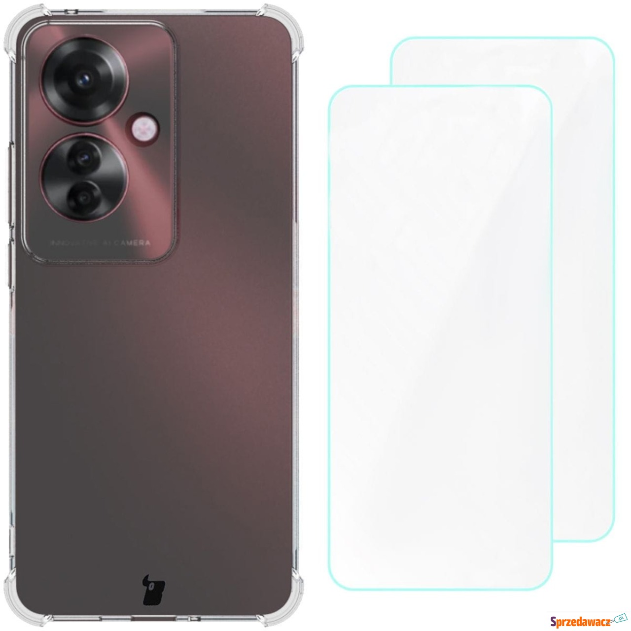 Etui + 2x folia Bizon Case Clear...