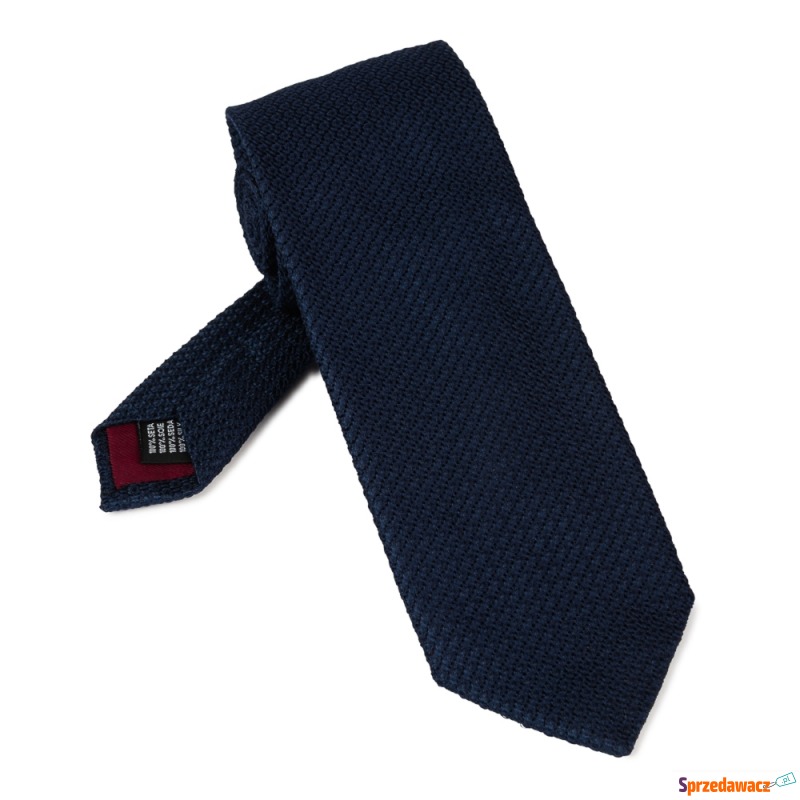 Elegancki granatowy krawat VAN...