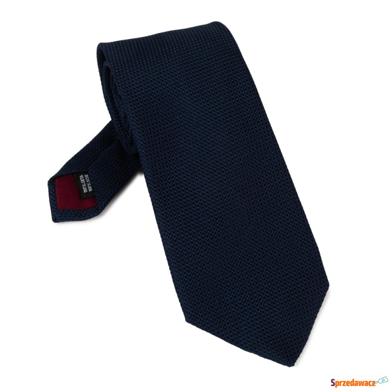Elegancki granatowy krawat VAN...