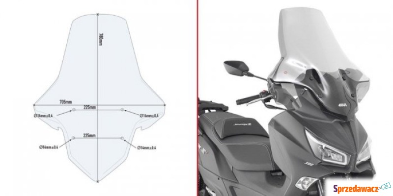 GIVI 7056DT SZYBA PRZEZOROCZYSTA...
