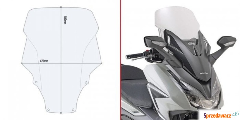 GIVI D1187ST SZYBA PRZEZROCZYSTA...