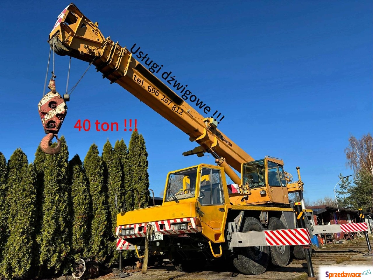 Usługi Dźwigiem 40ton