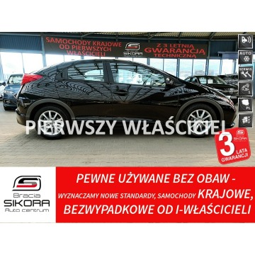 Honda Civic - Tylko 117 TYŚ Km 1WŁ. Krajowy BEZWYPADKOWY Gwarancja Led+Klimatronic
