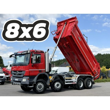 Mercedes Actros 4141 8x6 Wywrot SKIBICKI Automat EPS ze Sprzegłem !!! - Krajowy w Pełni Sprawny Supe