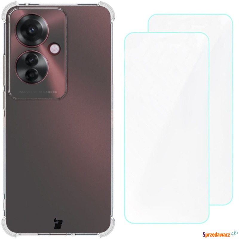 Etui + 2x folia Bizon Case Clear Pack do Oppo... - Etui na smartfony - Tarnowskie Góry