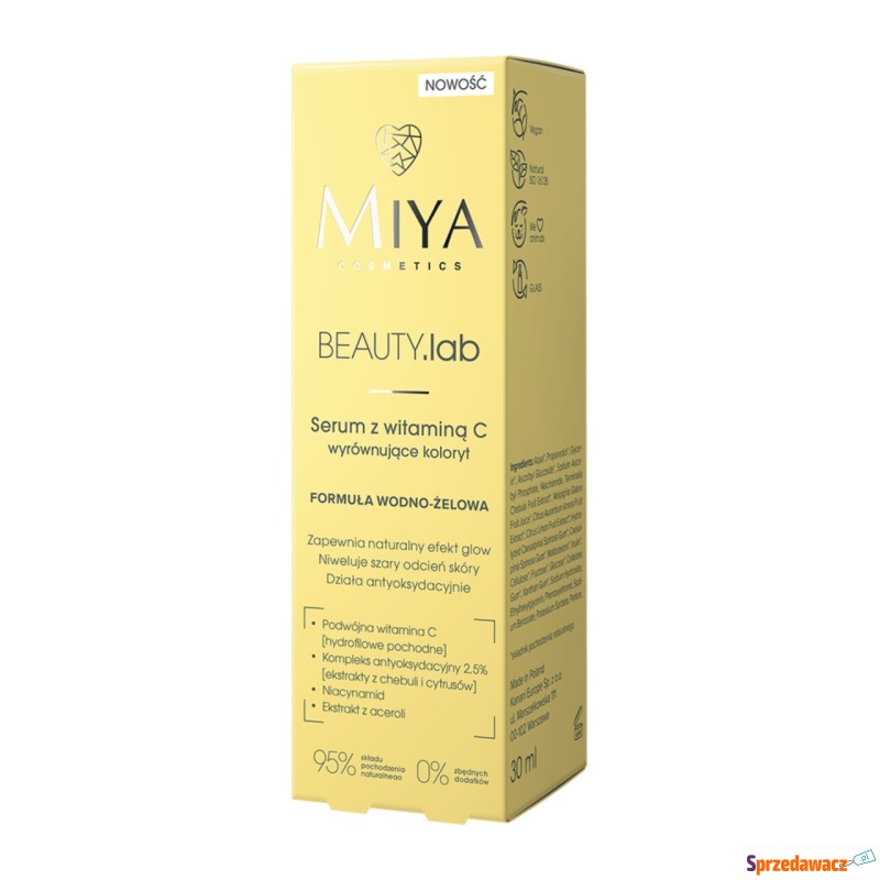 Miya Cosmetics Serum do twarzy z witaminą C - Pielęgnacja twarzy, szyji - Grudziądz