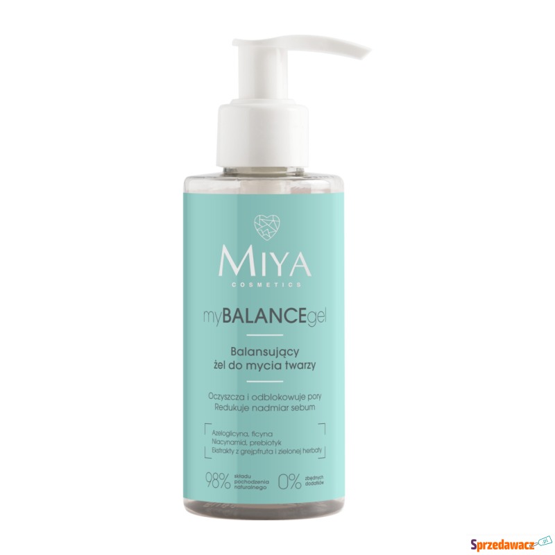 Miya Cosmetics Balansujący żel do mycia twarzy - Pielęgnacja twarzy, szyji - Elbląg
