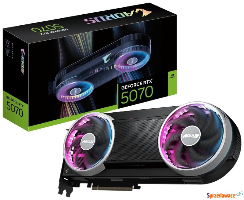 Gigabyte AORUS GeForce RTX 5070 INFINITY 12GB... - Karty graficzne - Bytom