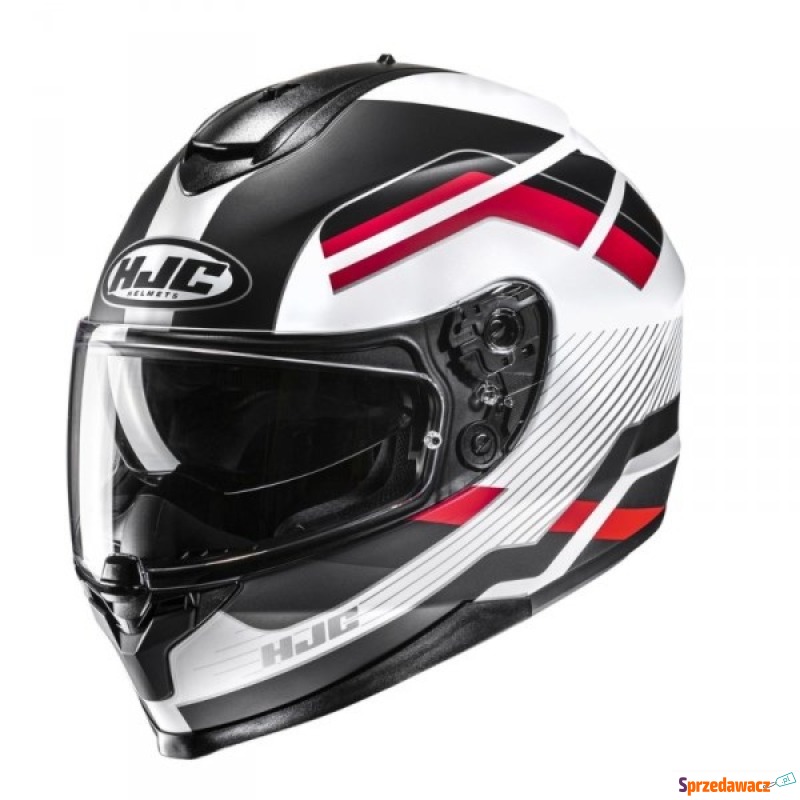HJC KASK INTEGRALNY C70N BELIS BLACK/WHITE - Kaski motocyklowe - Szczecin