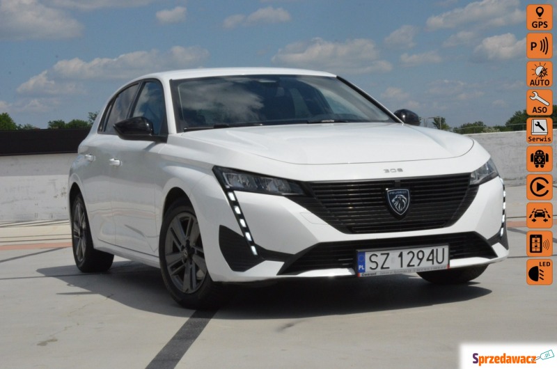 Peugeot 308  Hatchback 2022,  1.5 diesel - Na sprzedaż za 52 900 zł - Zabrze