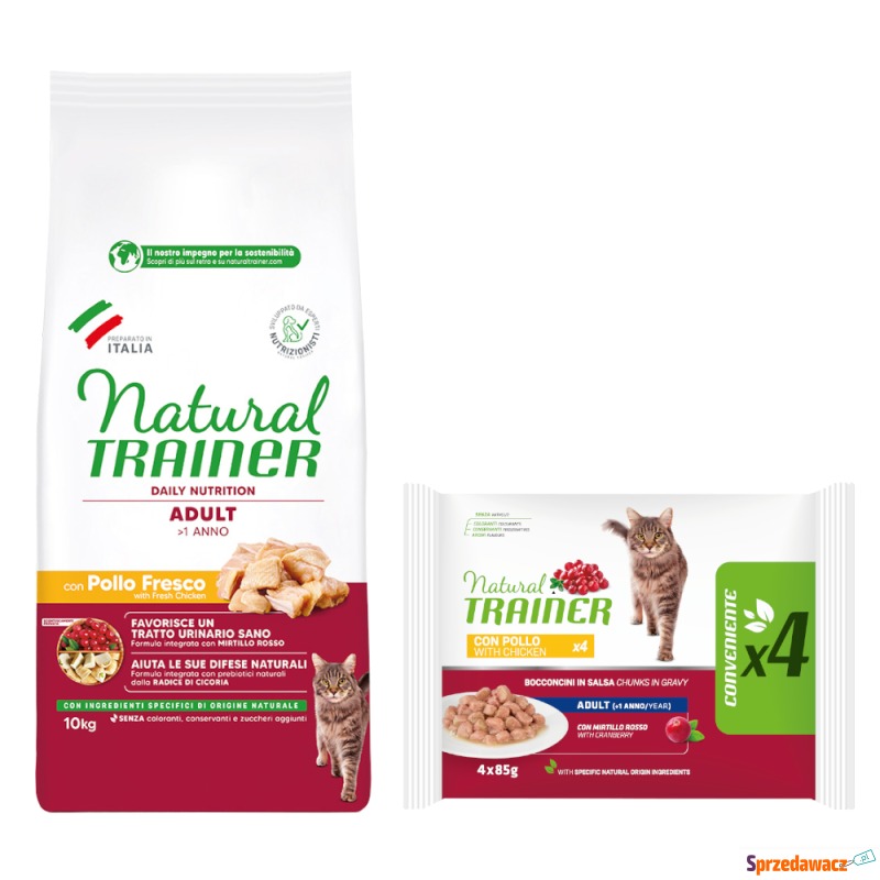 Natural Trainer Adult  - Kurczak, 60 x 85 g - Karmy dla kotów - Lublin