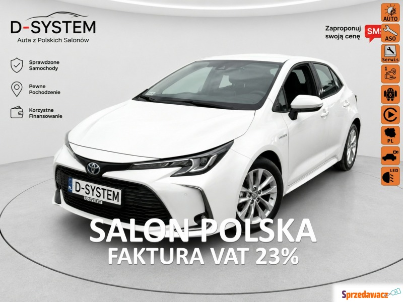 Toyota Corolla  Sedan/Limuzyna 2022,  1.8 hybryda, automat - Na sprzedaż za 53 432 zł - Białystok