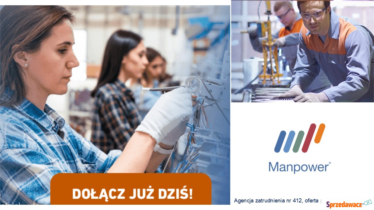 Praca na produkcji (umowa zlecenie)