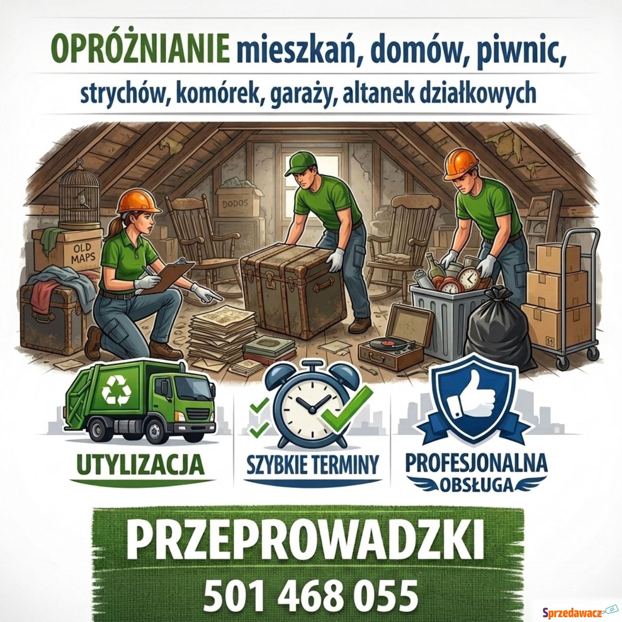 Przeprowadzki Opróżnianie Mies...