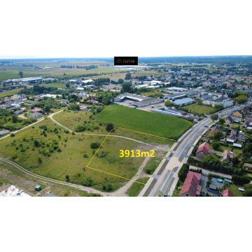 Działka Wągrowiec sprzedam, pow. 3913 m2  (39.1a), uzbrojona - zdjęcie 2