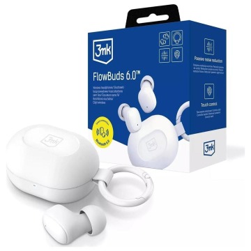 3mk FlowBuds 6.0 Białe