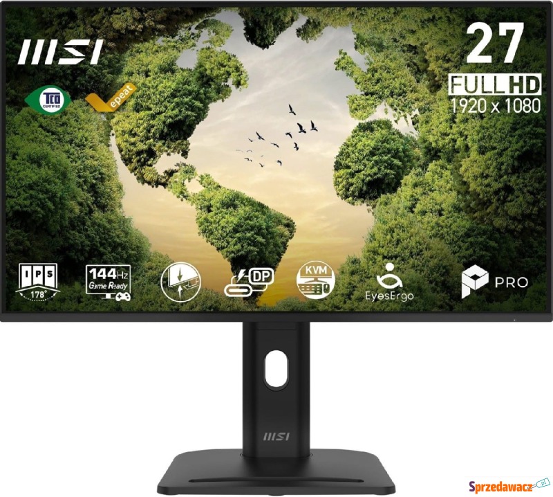 MSI PRO MP275PHGN E14 - 144Hz | Full HD | IPS... - Monitory LCD i LED - Gliwice