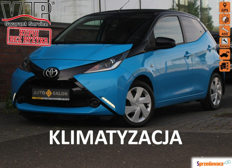 Toyota Aygo  Hatchback 2016,  1.0 benzyna - Na sprzedaż za 24 990 zł - Mysłowice