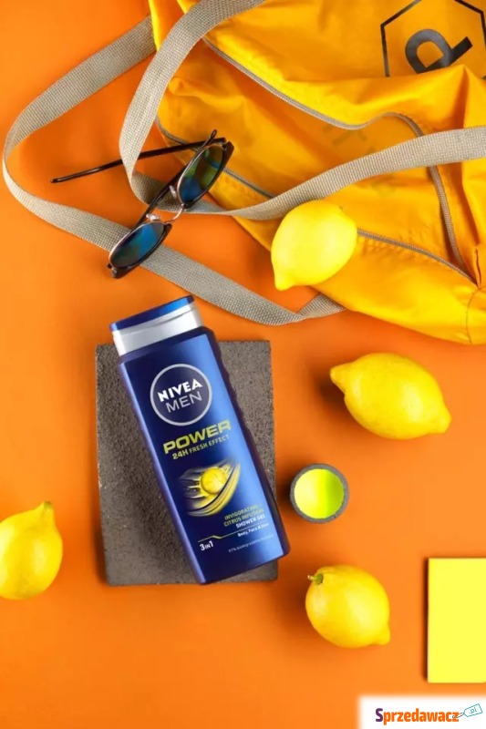 Nivea Men - Power Fresh Effect - Żel Mentolowy - Mydła, płyny, żele - Śrem