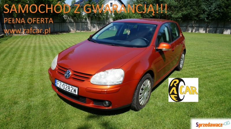 Volkswagen Golf  Hatchback 2006,  1.4 benzyna - Na sprzedaż za 9 999,00 zł - Zielona Góra