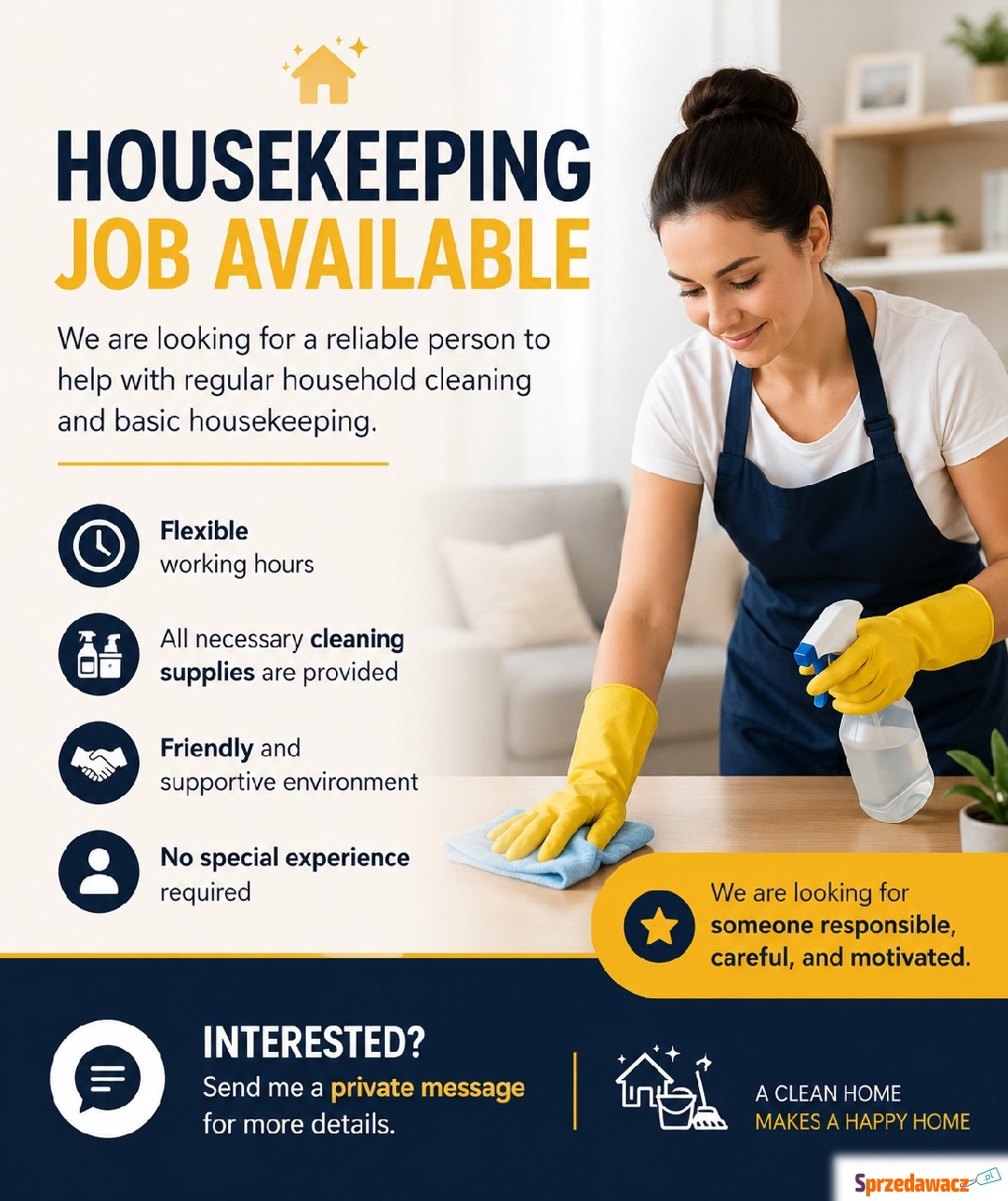 House Keeper and Cleaner
